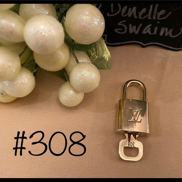 Authentic Louis Vuitton LV Lock & Key #308 - Picture 1 of 3